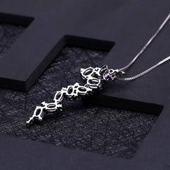 Inlaid with Exaggerated Amethyst Handmade Jewelry