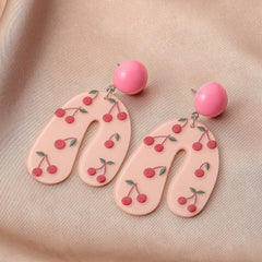3d Printing Plant Flowers And Animals Doodle Earrings