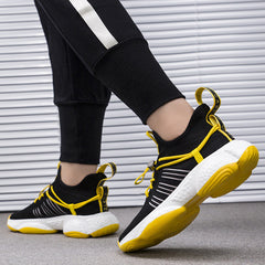 Real fly knitted men's shoes