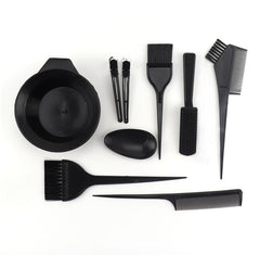 Hair Color Tool Set 11 Pieces Hair Salon Comb Brush Disposable