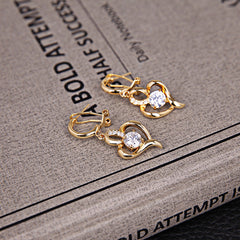 Diamond-studded Jewelry Set Boutique Gift 2-piece Set
