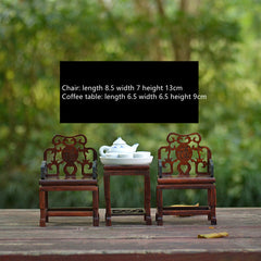 Red Rosewood Miniature Furniture Model