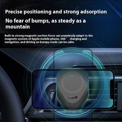 360 Degree Rotary Magnetic Adhesive Wireless Charging On-board Bracket