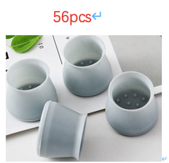Durable Anti-Slip Silicone Table Chair Foot Mats for Floor Protection