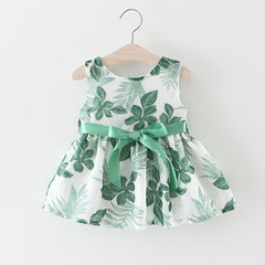 Children's wear, summer new baby dress, baby girl, Chinese Wind Vest, skirt tide