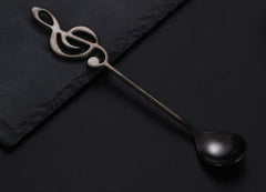 304 stainless steel music symbol creative spoon