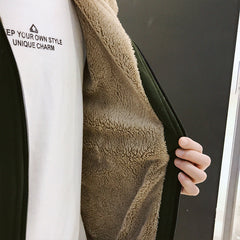 Hooded cardigan top plus size warm jacket
