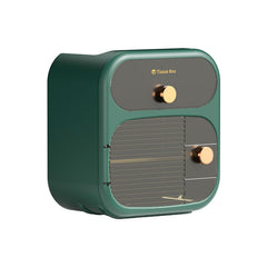 Toilet Tissue Holder Punch-free Waterproof Toilet Paper Box Wall-mounted Toilet Paper Rack Double-layer Tissue Box