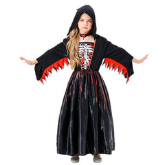Halloween Children's Cos Witch Skull Clothing