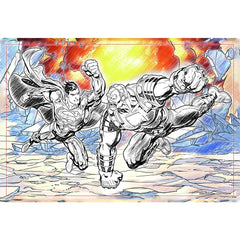 Puzzle: Scratch Off - Superman
