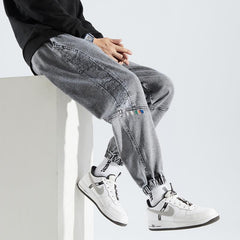 Jeans Men's Japanese Style Workwear Plus Size Harem