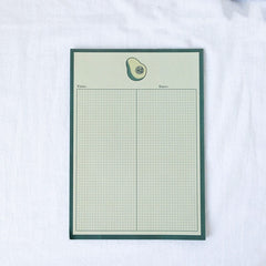 Patting Paper Cute Avocado Bear Sticky Note Book Tear