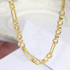 Personalized Simple Splicing Chain Metal Texture Bare Chain Necklace