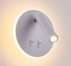 Modern Minimalist Bedside LED Wall Lamp Creative Led Spotlight
