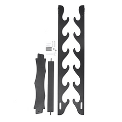 Wall-mounted Sword Rack, Home Black Flute Rack