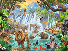 Puzzle: Waterfall Safari