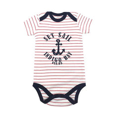 New Cotton Baby Short-sleeved One-piece Home Service