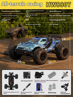 Four-wheel Drive High-speed Off-road Racing Remote Control Toy
