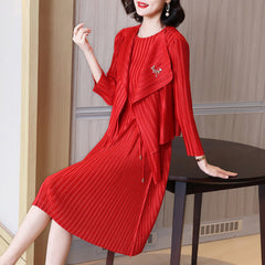 New Fashionable Wedding Dress Slim Slim Two Sets