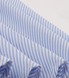 Plus size women's striped ruffled slim retro dress