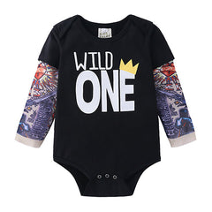 Baby cotton romper