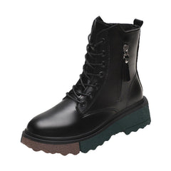 Martin Boots Female British Style New Fashion Thick-soled Short Tube