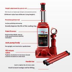 Vertical Hydraulic Jack 6 T Power Wrench Rocker