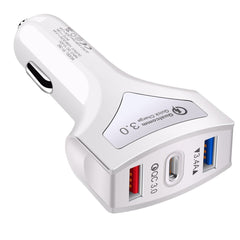 High-power car charger with indicator light fast charge