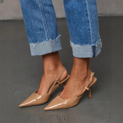 Cuffed Capri Pants, Fashionable Stretchy Whiskered Denim Jeans