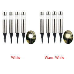 Solar cylindrical lawn light