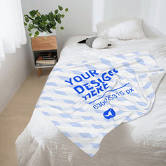 Create Your Own Horizontal Flannel Skin-Friendly Breathable Blanket Cover