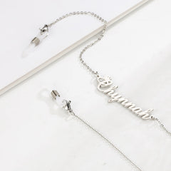 Customized Titanium Steel Name Glasses Chain Sunglasses