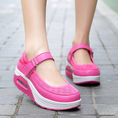 Platform shoes with soft soles