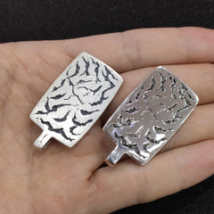 Sterling Silver Pendant Personalized Octagonal Star Square Sign