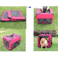 Outdoor Foldable Dog Cage Pack Pet Portable Backpack