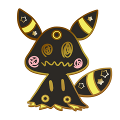 Pokemon: Mimikyu Umbreon Enamel Pin