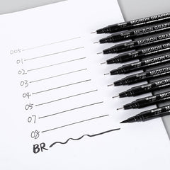 Comic extremely fine hand-painted pen