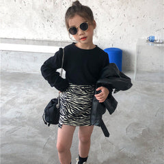 Children's Dress Foreign Style Bag Fashion Zebra Girl Baby Skirt