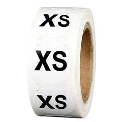 S M L XL Size Clothes Hat Size Sticker Sticker