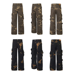 Illusory Printed Jeans Male And Female Trendy Brand