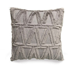 Plush Solid Color Sofa Pillowcase Living Room Cushion
