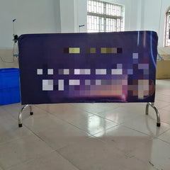 Canvas Stainless Steel Guardrail Advertising Enclosure