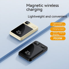 Magnetic Power Bank 20000 MA Large Capacity Fast Charging Mobile Power Gift