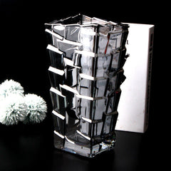 Transparent Glass Vase Living Room Decoration