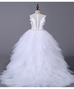 Girl Princess Pompous Skirt Flower Child Wedding Dress