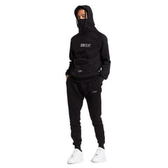 Men's Loose Plus Size Solid Color Hooded Casual Sweater