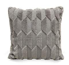 Plush Solid Color Sofa Pillowcase Living Room Cushion