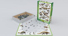 Puzzle: Natural History Charts - Dinosaurs