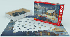 Puzzle: Artist Series - A Cozy Christmas by Sam Timm