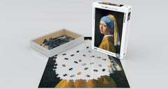 Puzzle: Fine Art Masterpieces - Girl with the Pearl Earring by Jan Vermeer de Delft